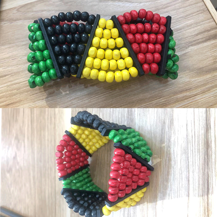 红黄绿黑手链