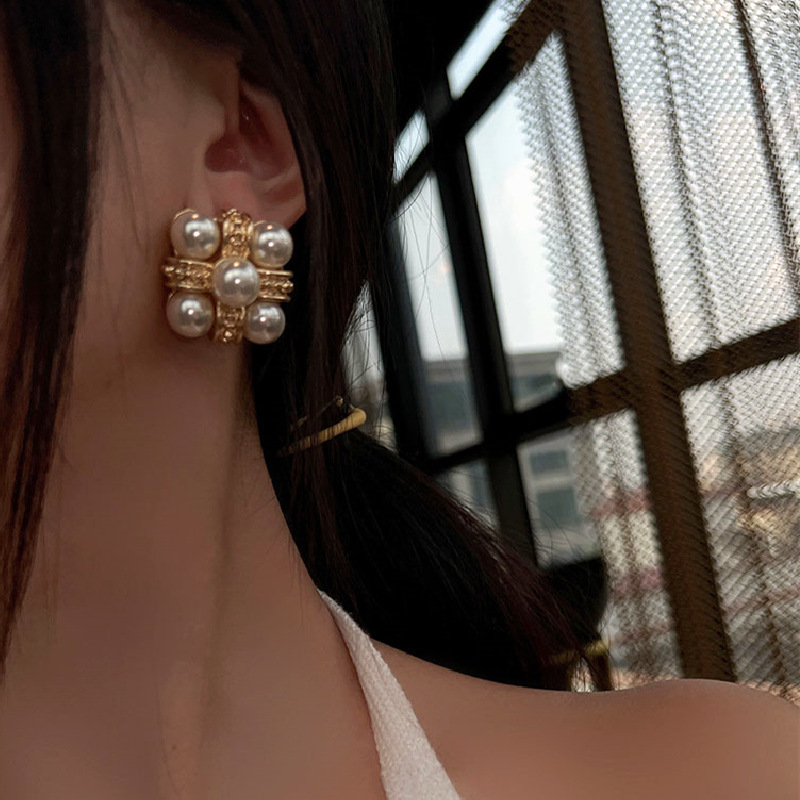 2211230 (1) 美貌加分~法式高级感宫廷风中古珍珠复
